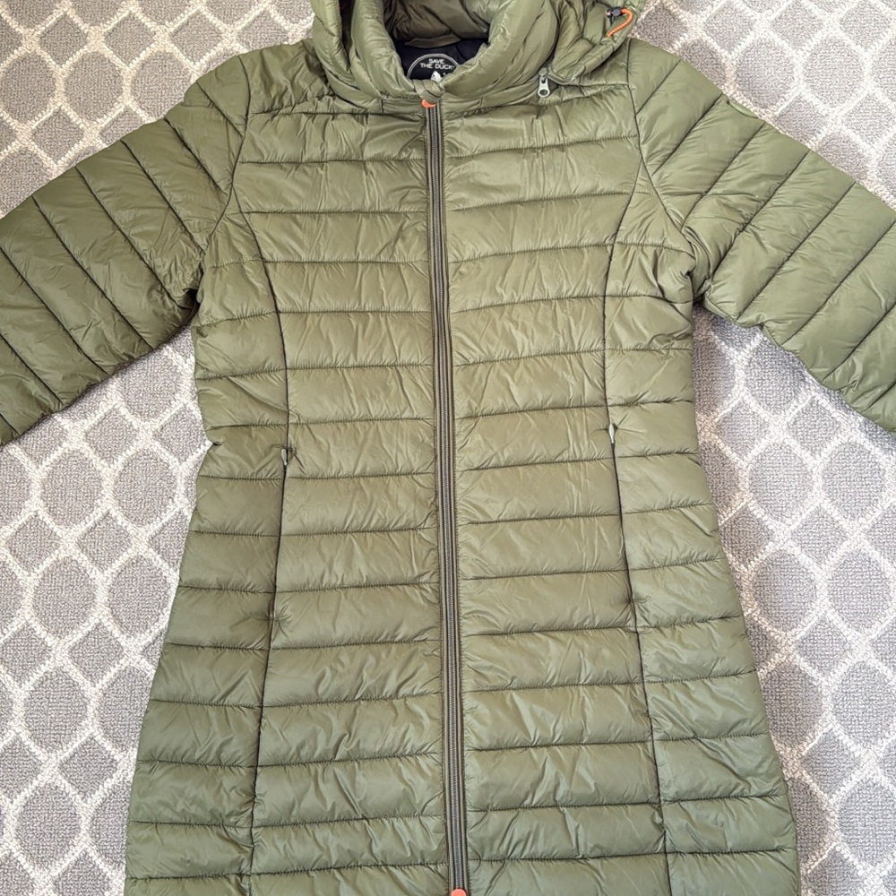 SAVE THE DUCK green Puffer Jacket